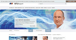 Desktop Screenshot of mtu-report.com